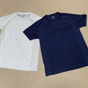 SET OF 2 Uniqlo Men's Dry-Ex Workout Tees Size S